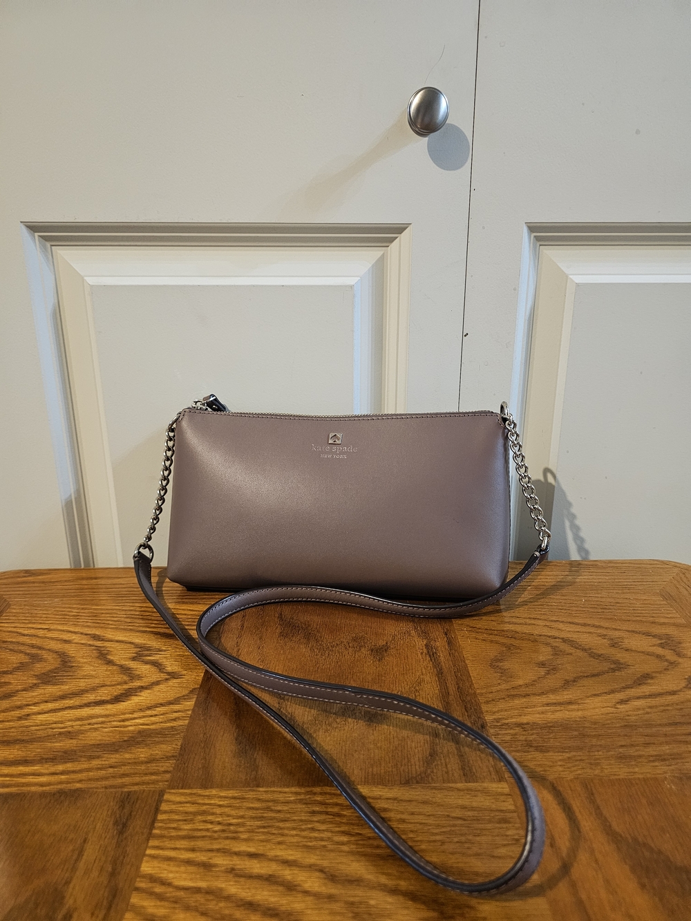 kate spade Mauve Leather Crossbody Bag